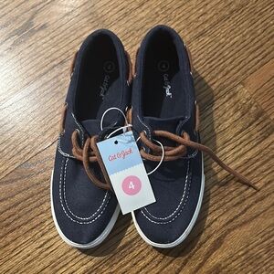 Cat & Jack Blue and Brown Sneakers with Classic Design